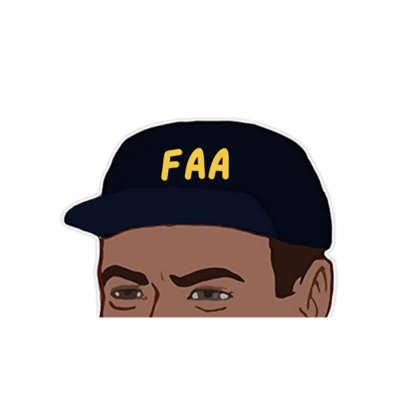 FAA Ramp Inspector Sticker